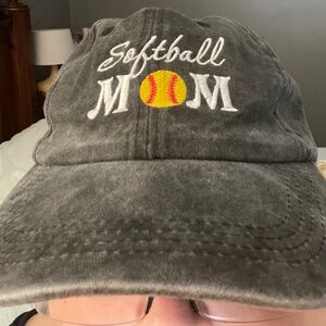 Softball Mom baseball cap
